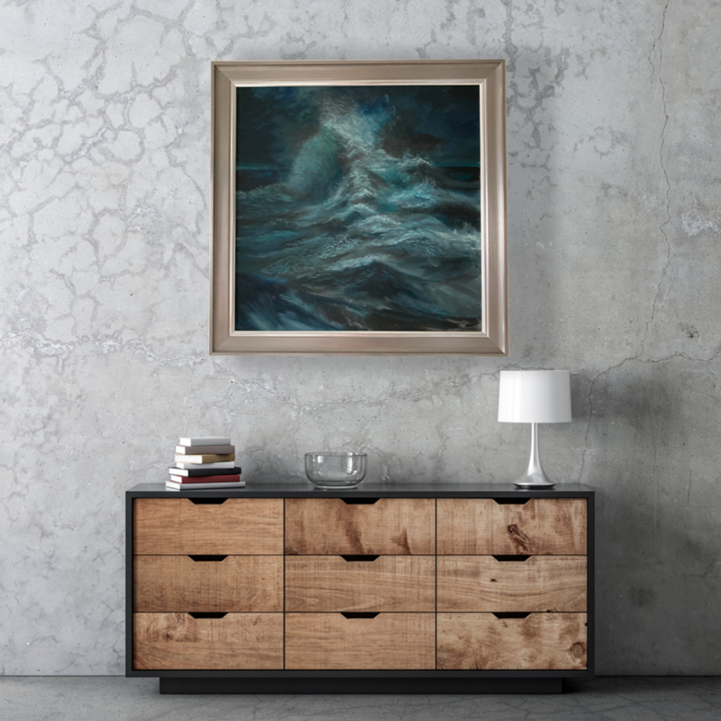 Ocean oil painting